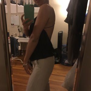 BACKLESS CROP TOP (size small)